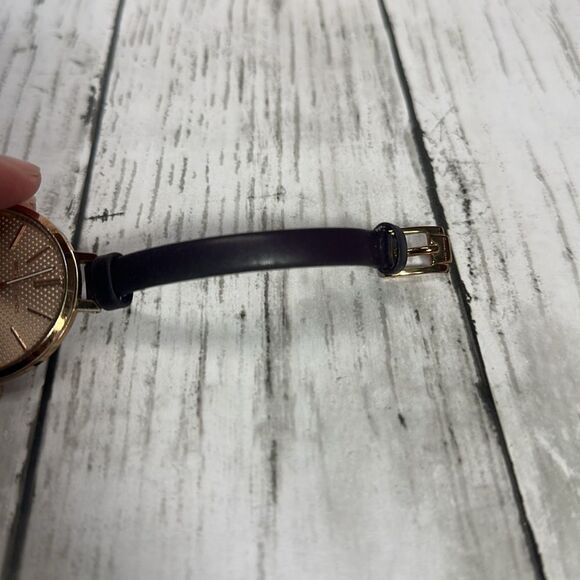 Michael Kors Women’s Slim Runway Double Wrap Leather Watch, Women’s Leather - Picture 6 of 9